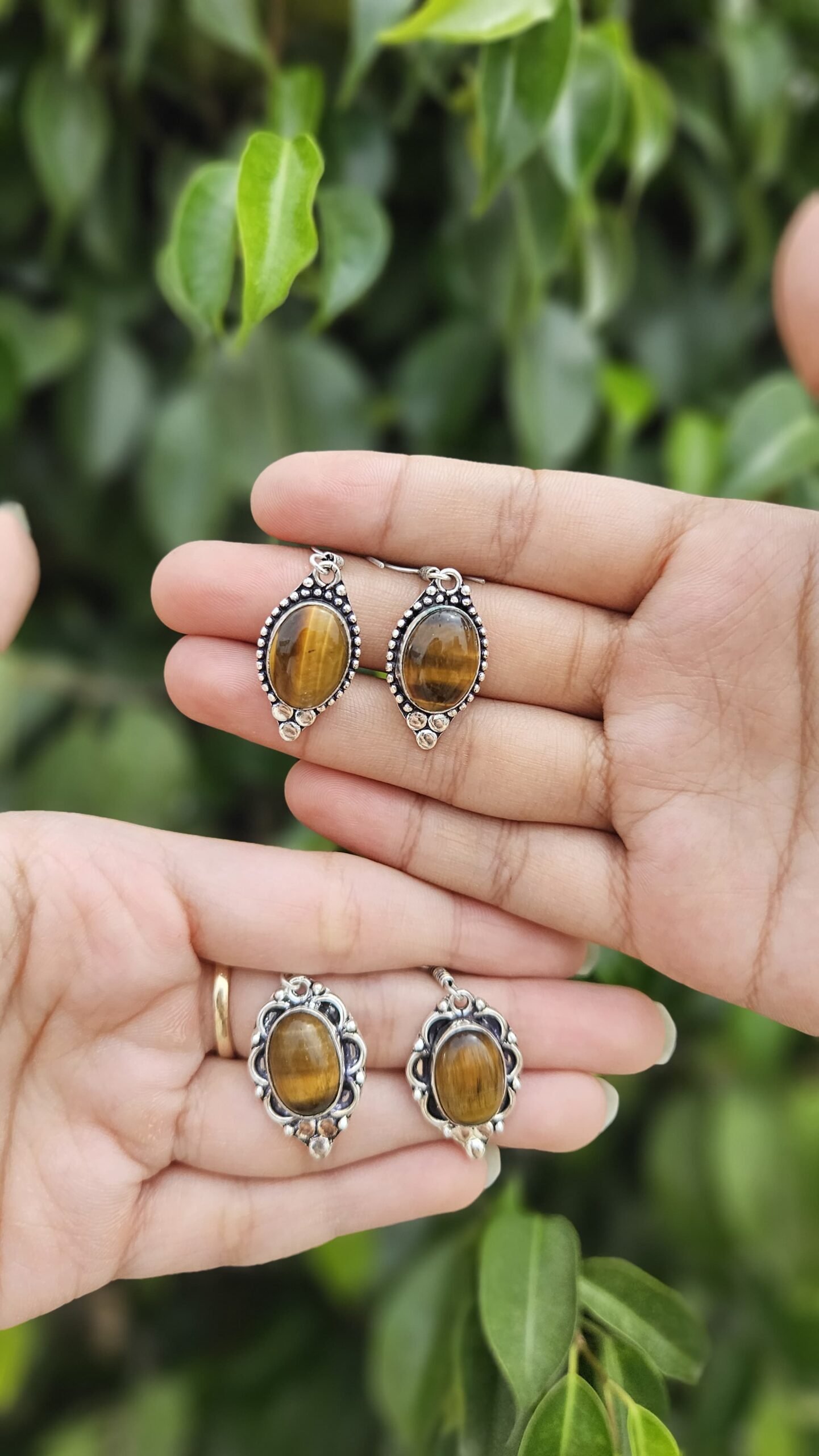 Tiger Eye Earrings 2 scaled Natural Tiger's Eye Earring