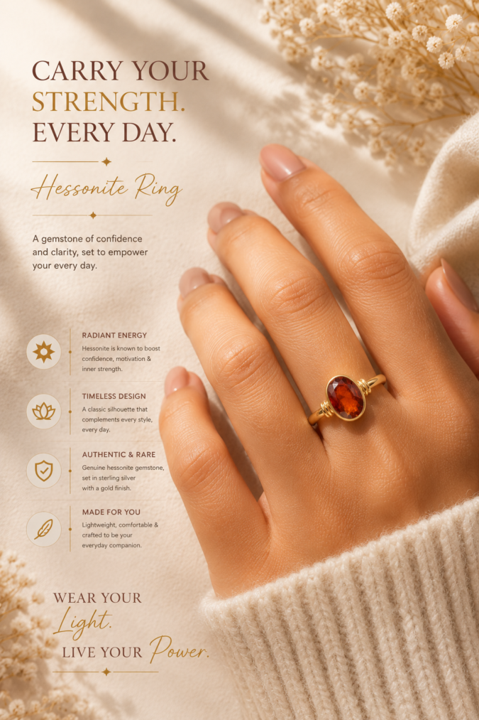 Hessonite Ring Rs. 3990/- (Gomed 7+ Ratti)