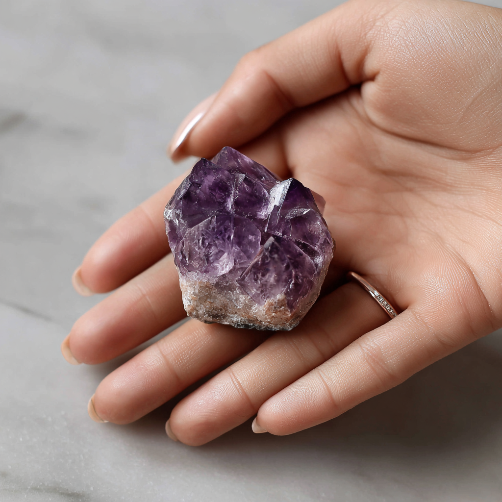 hand Amethyst Cluster Quality-B