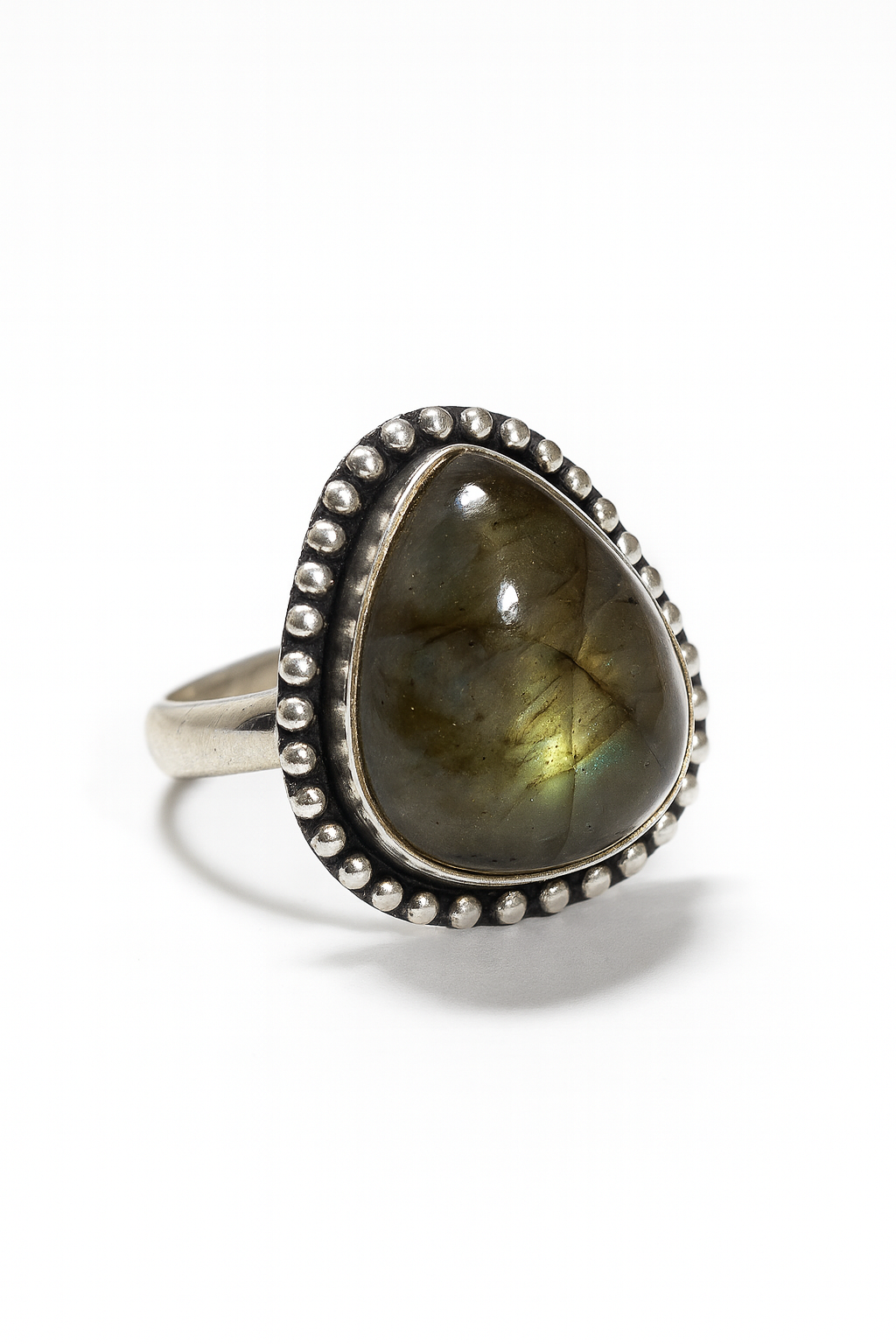 10 Natural Labradorite Ring