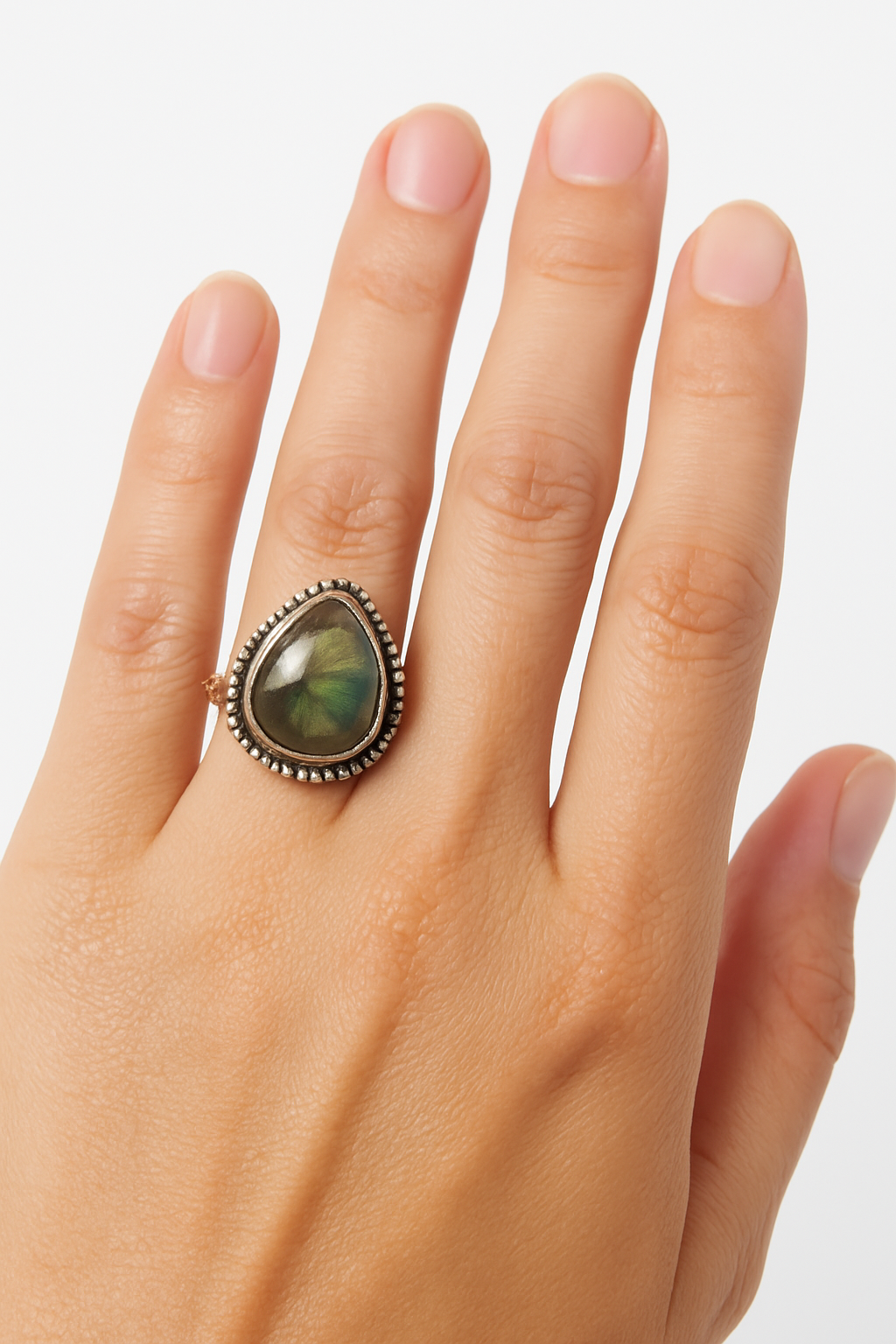 11 Natural Labradorite Ring