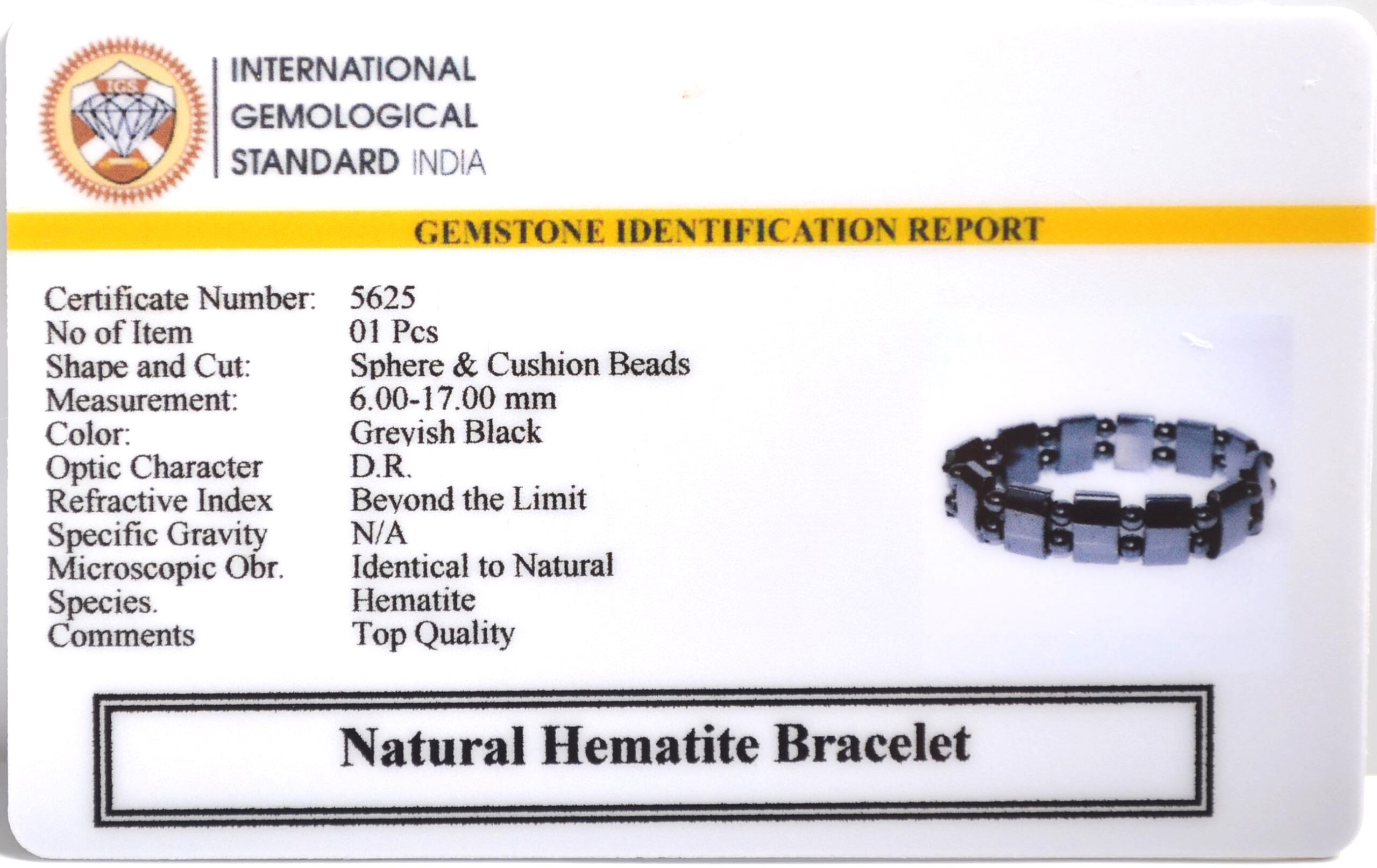 5625 scaled Hematite Thick Bracelet