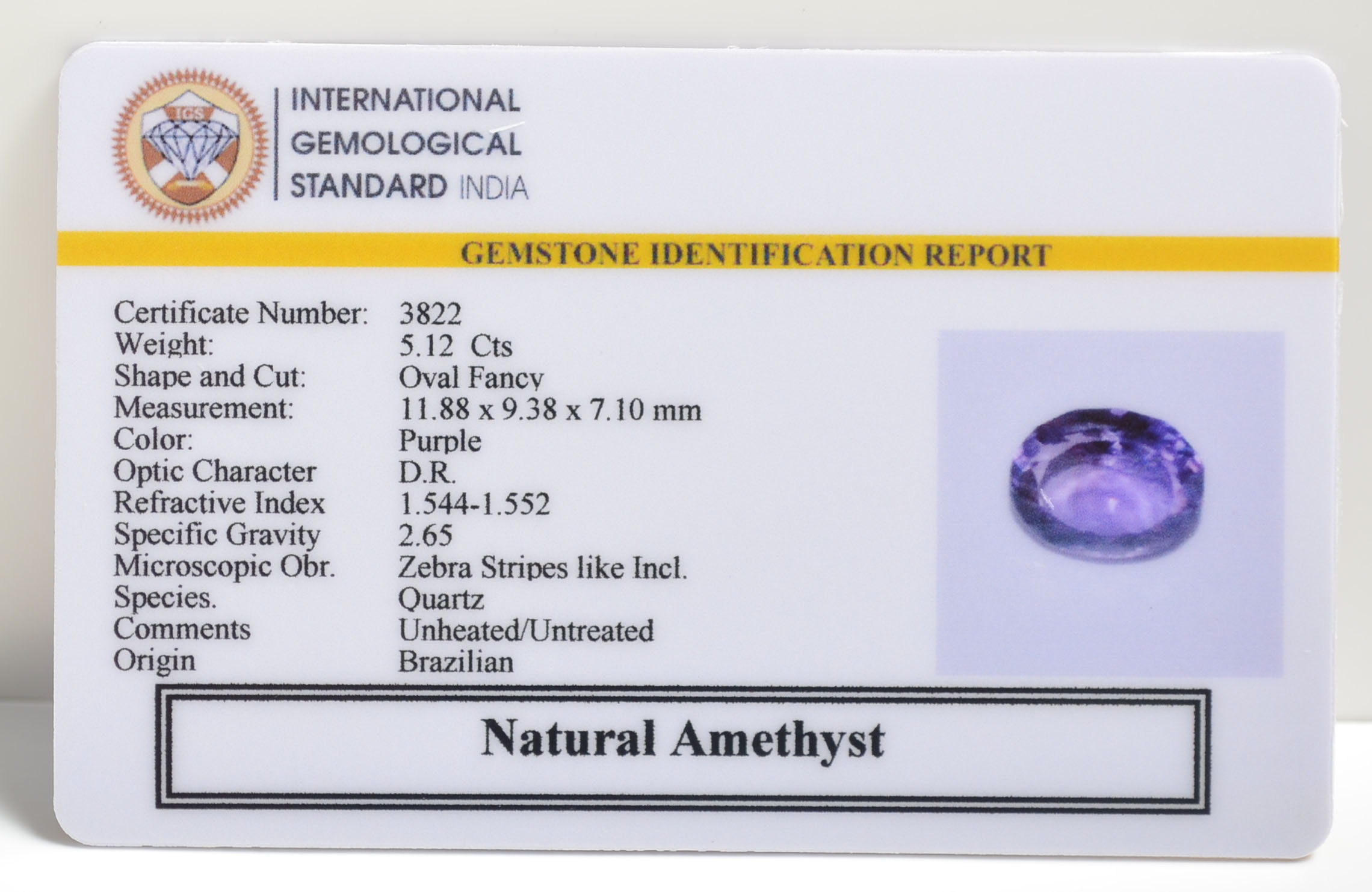 AMEG1161 2 AMETHYST 5.12 Ct.