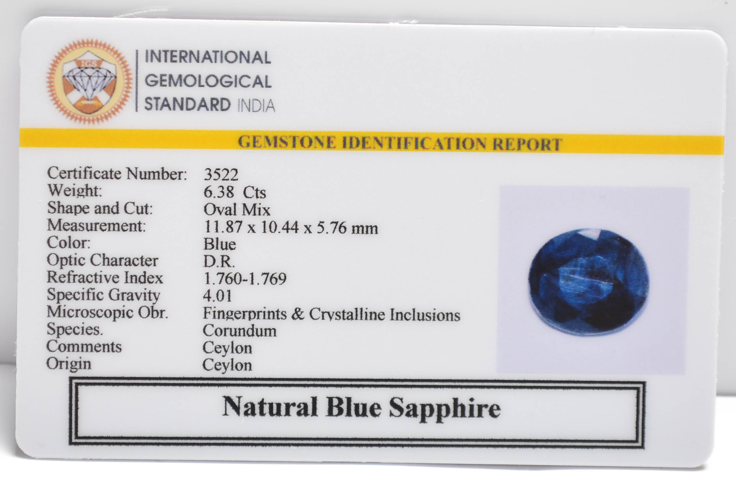 BSP14795 2 1 BLUE SAPPHIRE 6.38 Ct.