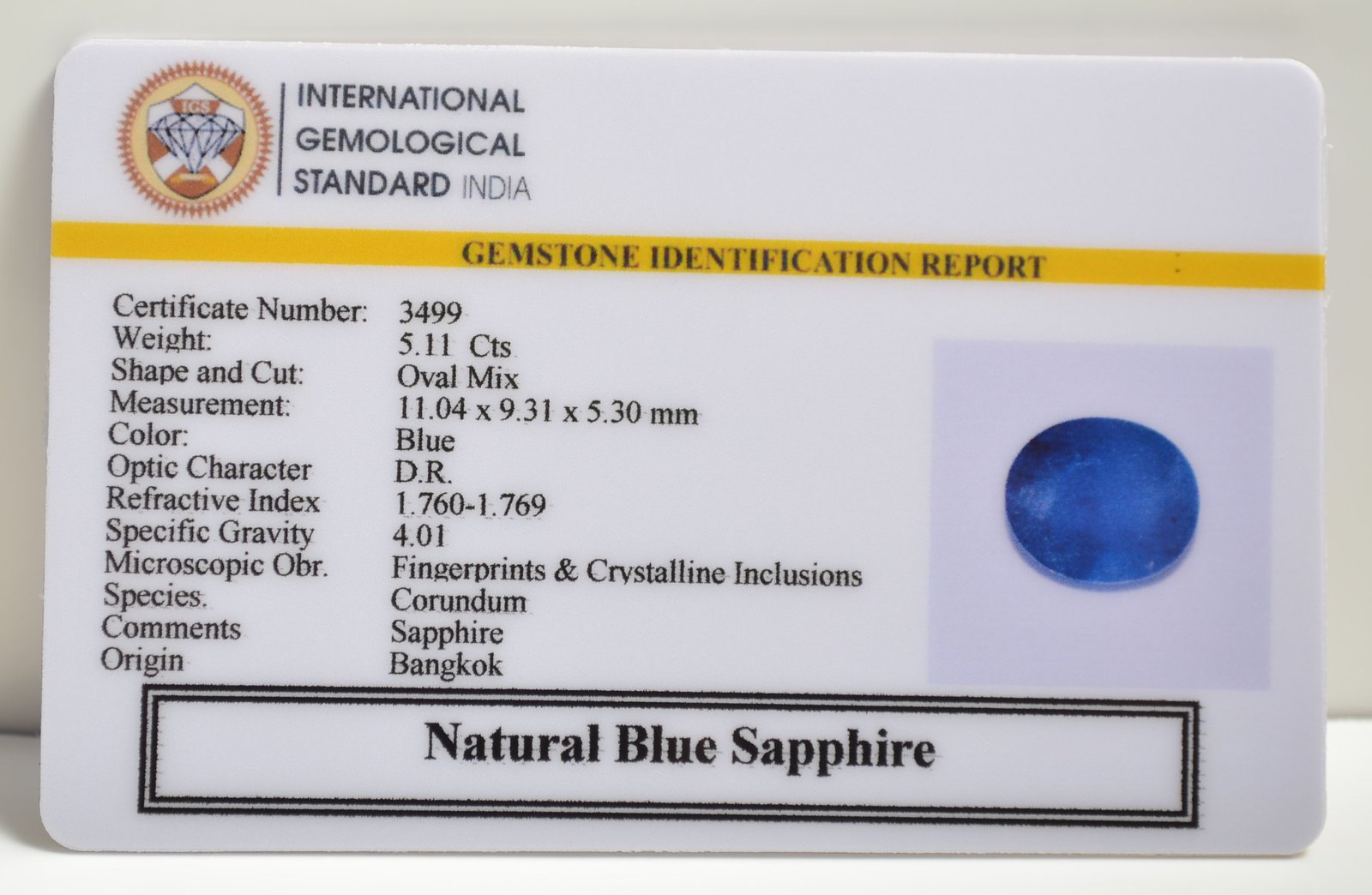 BSPG14709 2 1 BLUE SAPPHIRE 5.11 Ct.