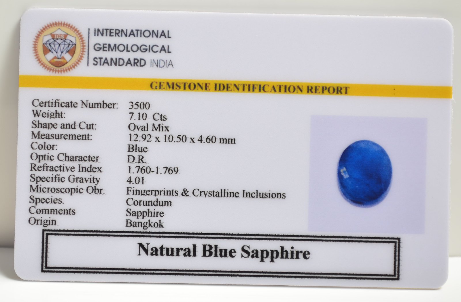 BSPG14710 2 1 BLUE SAPPHIRE 7.1 Ct.