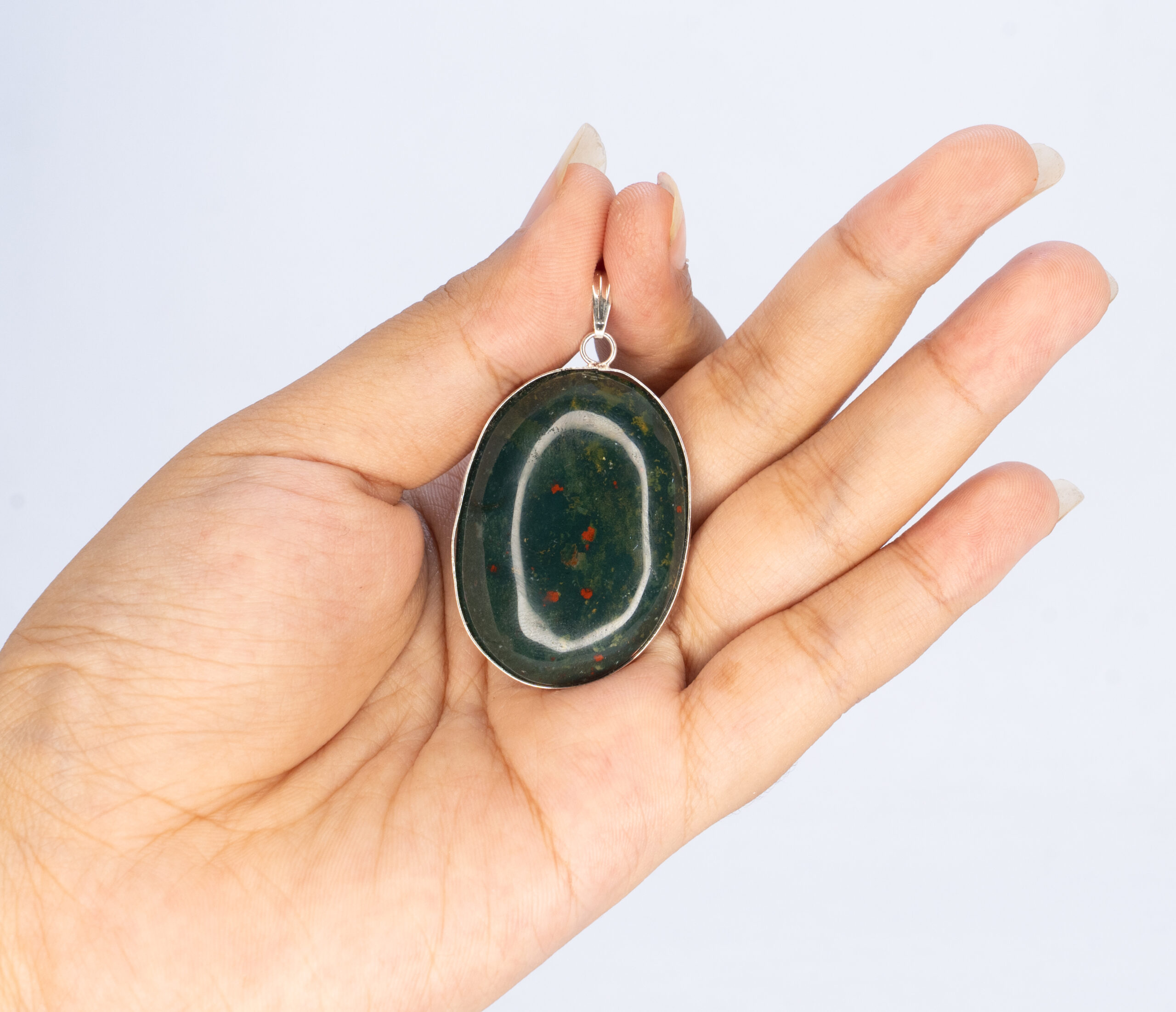 CRYSTL17 FX 2 scaled Natural Bloodstone pendant