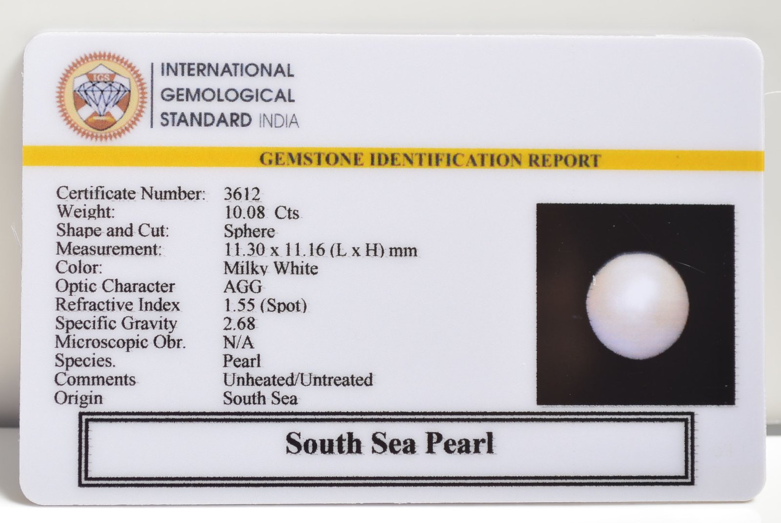 DSP2905 2 SOUTH SEA PEARL 10.08 Ct.