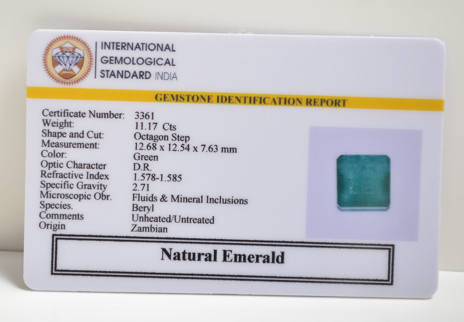 EMRD21715 2 1 EMERALD 11.17 Ct.