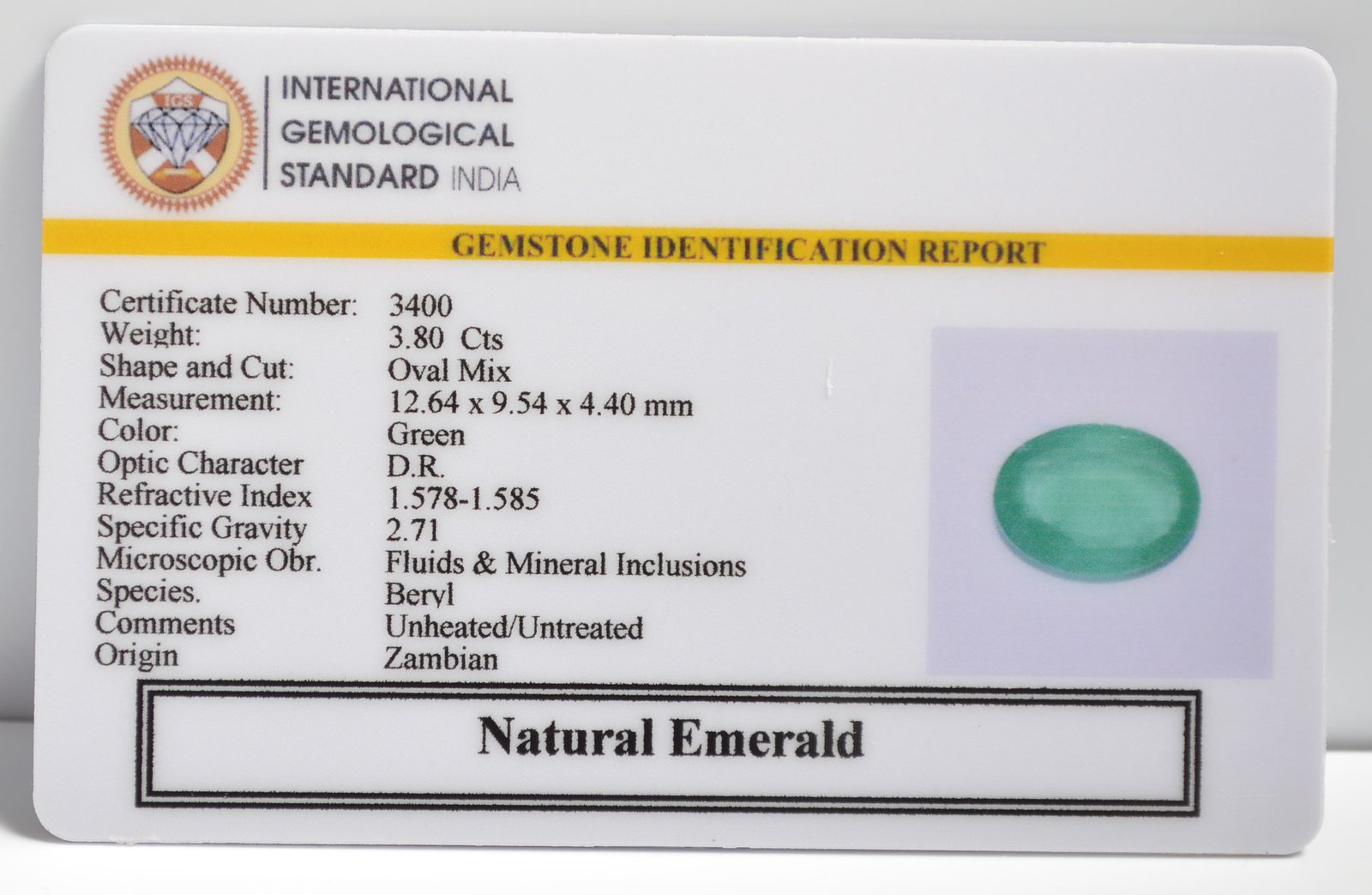 EMRD21738 2 1 EMERALD 3.8 Ct.