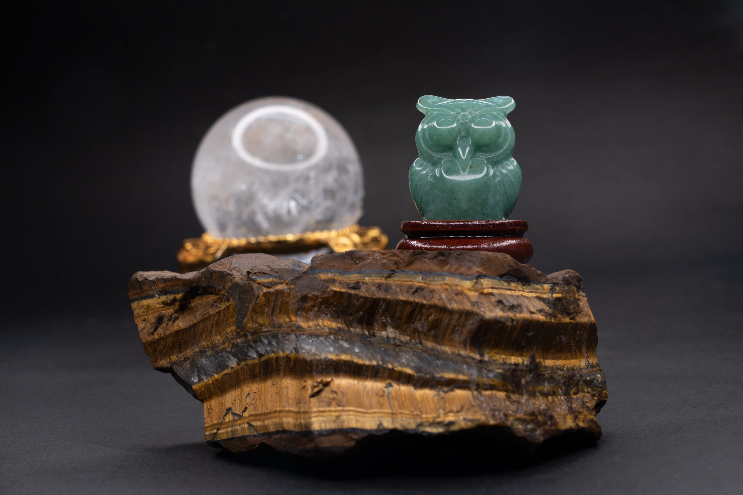 Green Aventurine owl1 scaled Natural Green Aventurine Owl