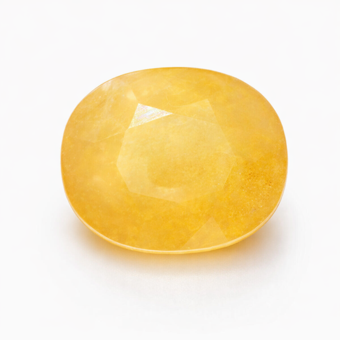 YELLOW SAPPHIRE 5.86 Ct.