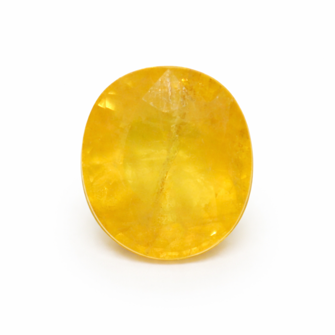YELLOW SAPPHIRE 7.06 Ct.