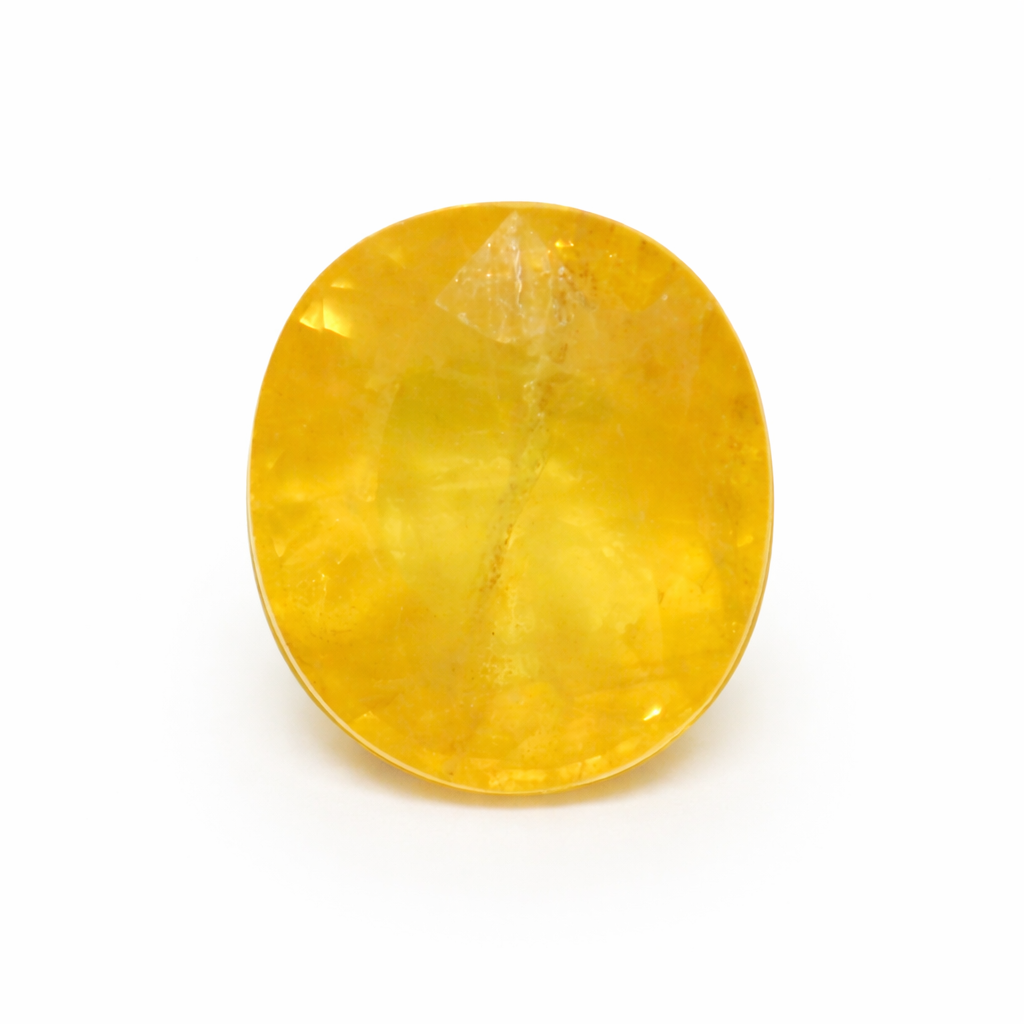 YELLOW SAPPHIRE 7.06 Ct.