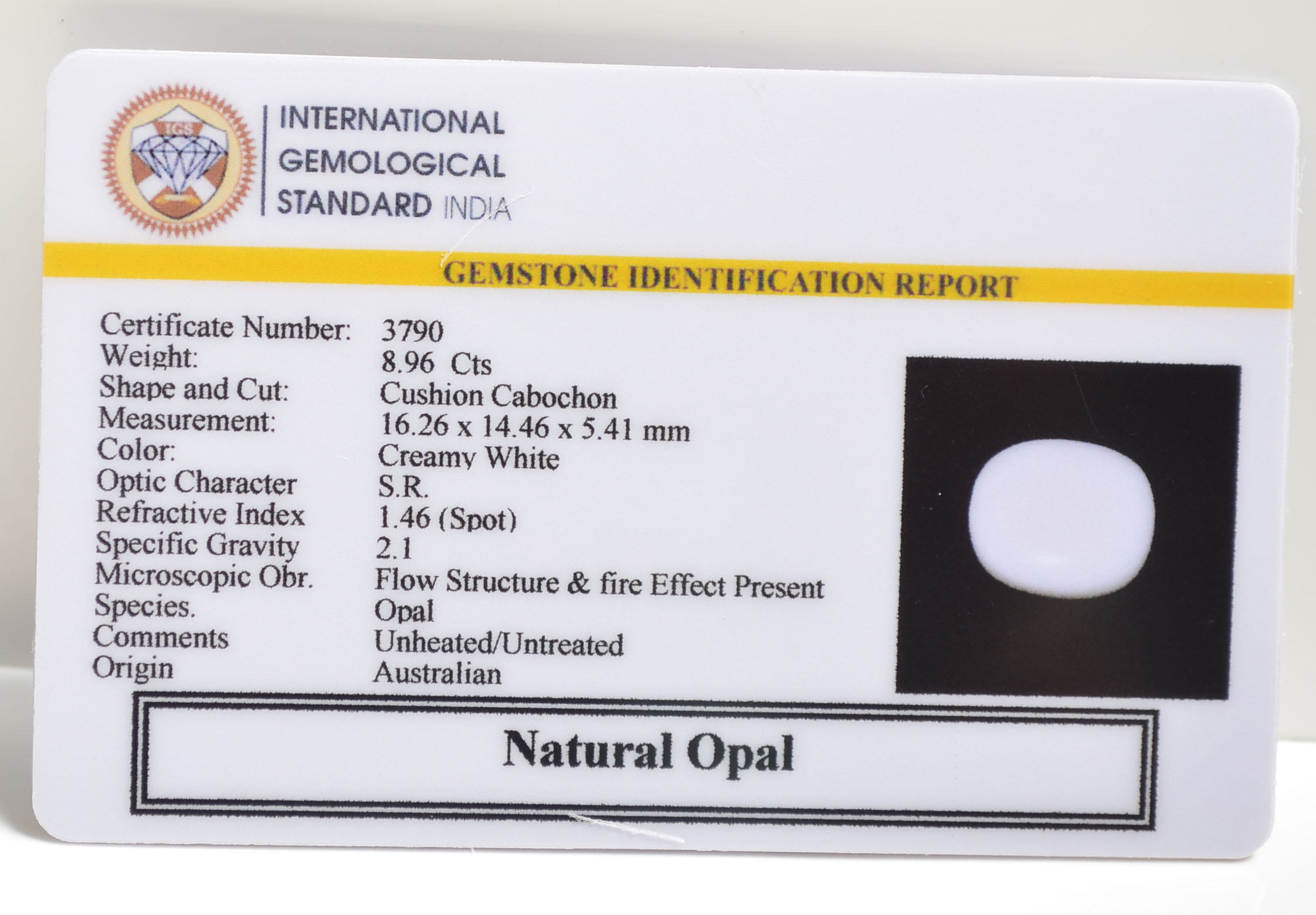 OPL9330 2 OPAL 8.96 Ct.