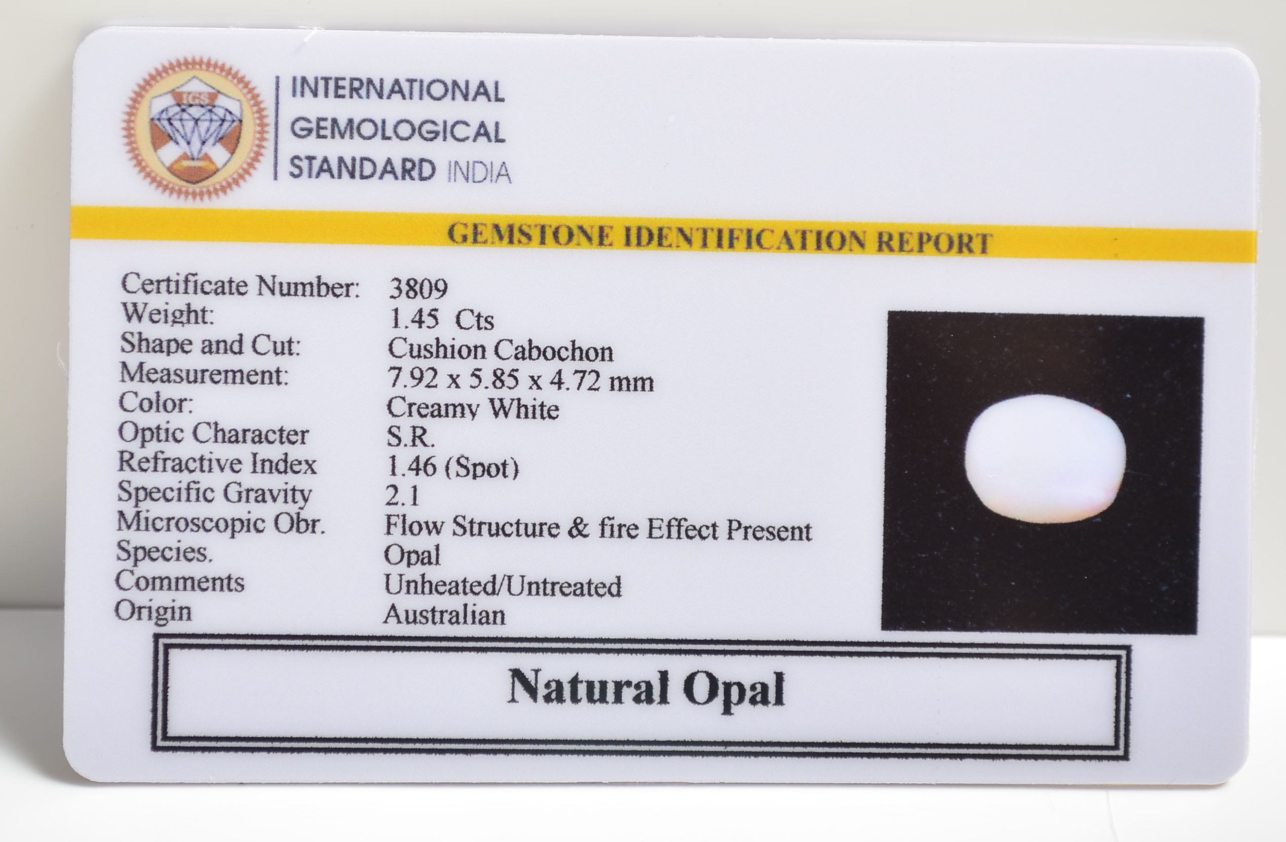OPL9334 2 OPAL 1.45 Ct.