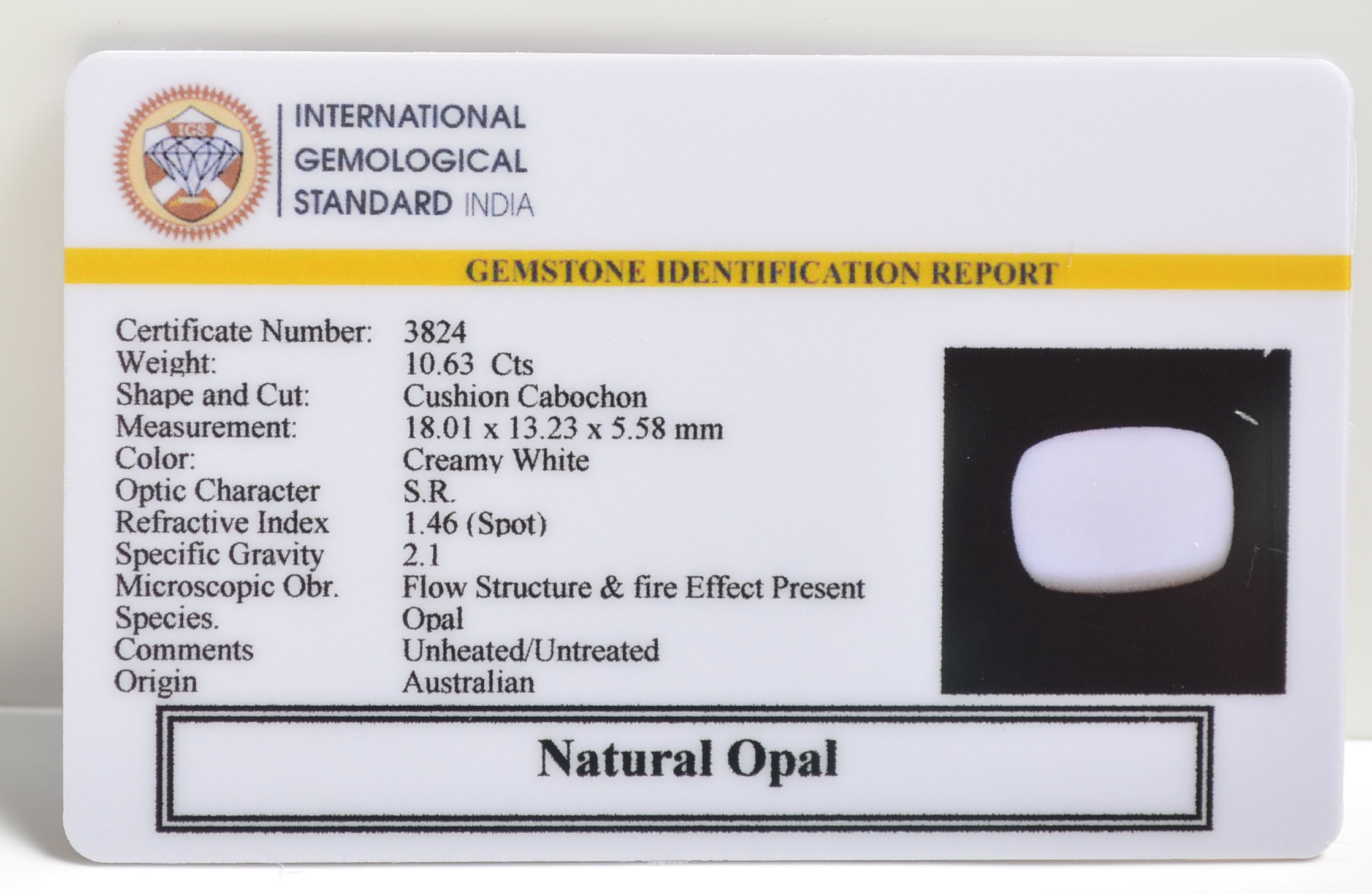 OPL9335 2 OPAL 10.63 Ct.