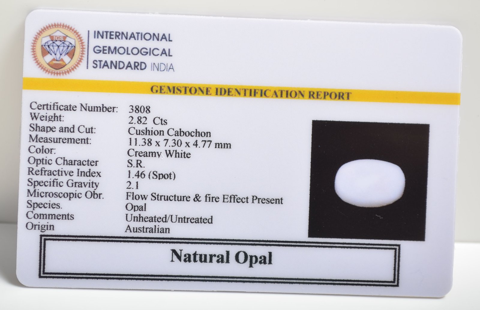 OPLG8899 2 1 OPAL 2.82 Ct.