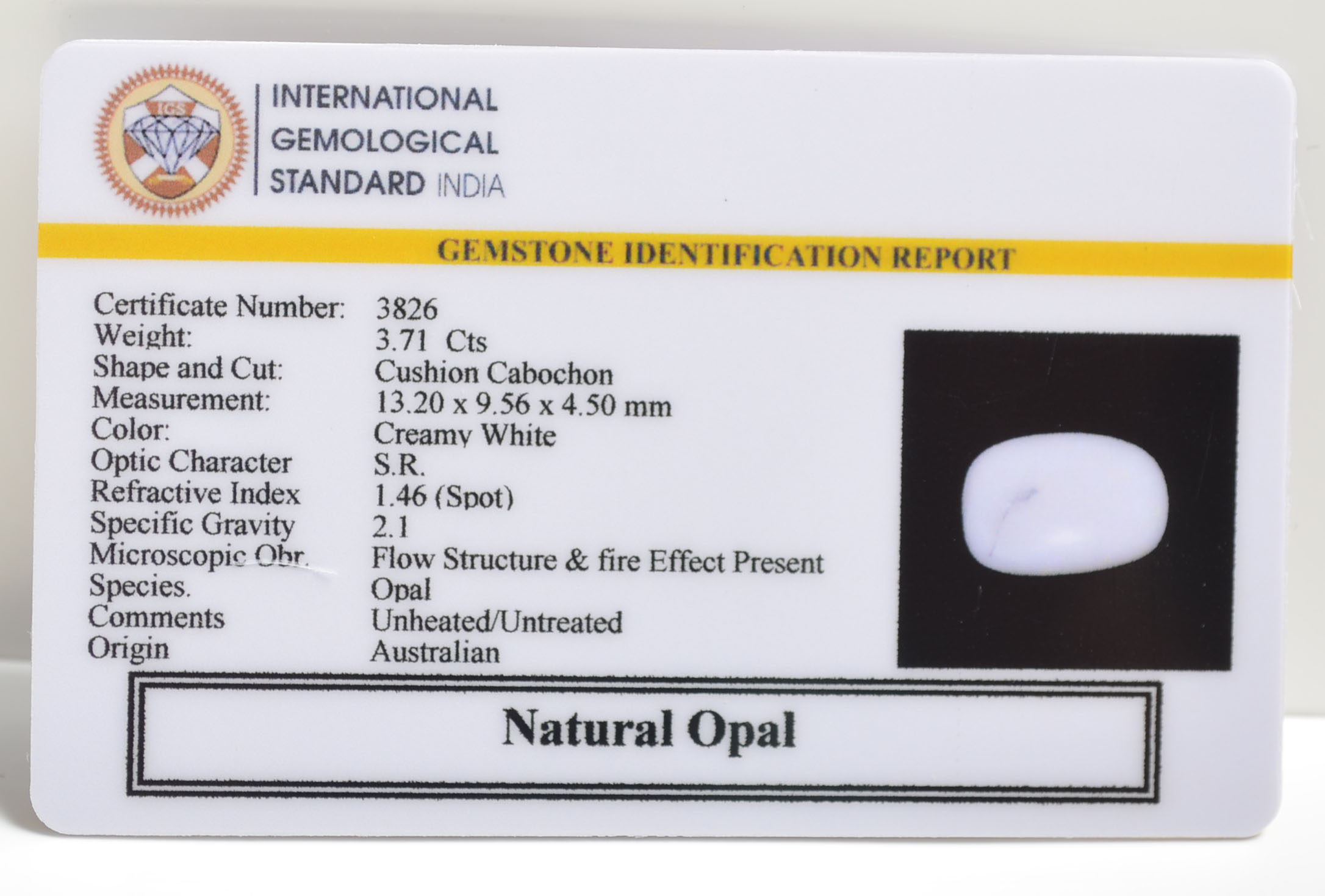 OPLG8901 2 OPAL 3.71 Ct.