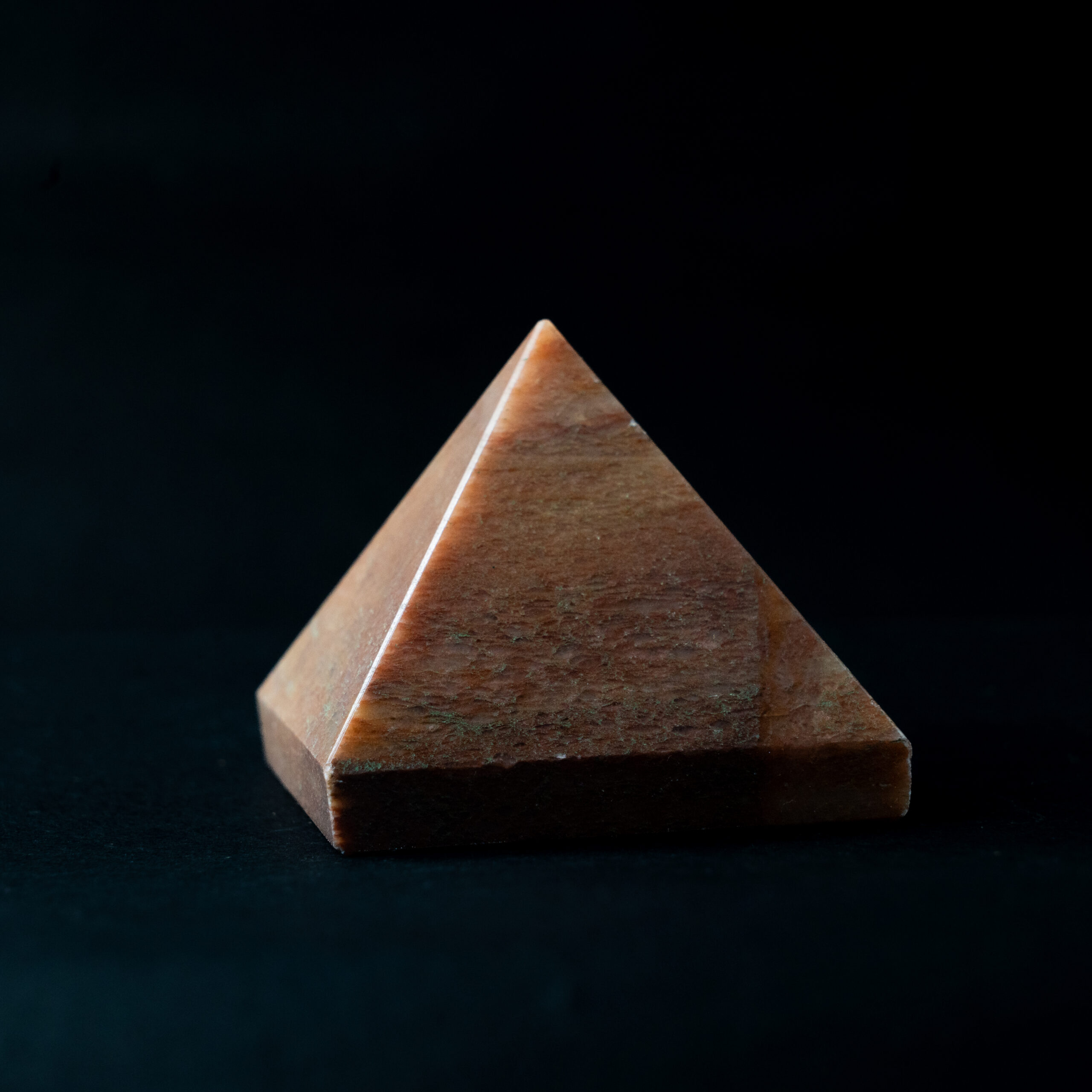 Orange Jasper Pyramid