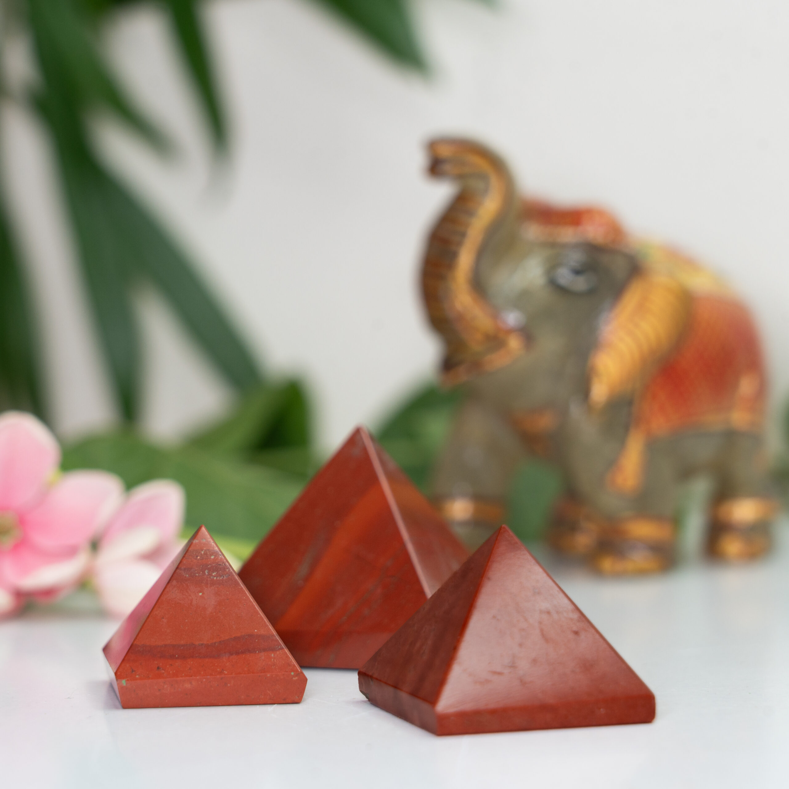 Red Aventurine pyramid scaled Red Aventurine Pyramid