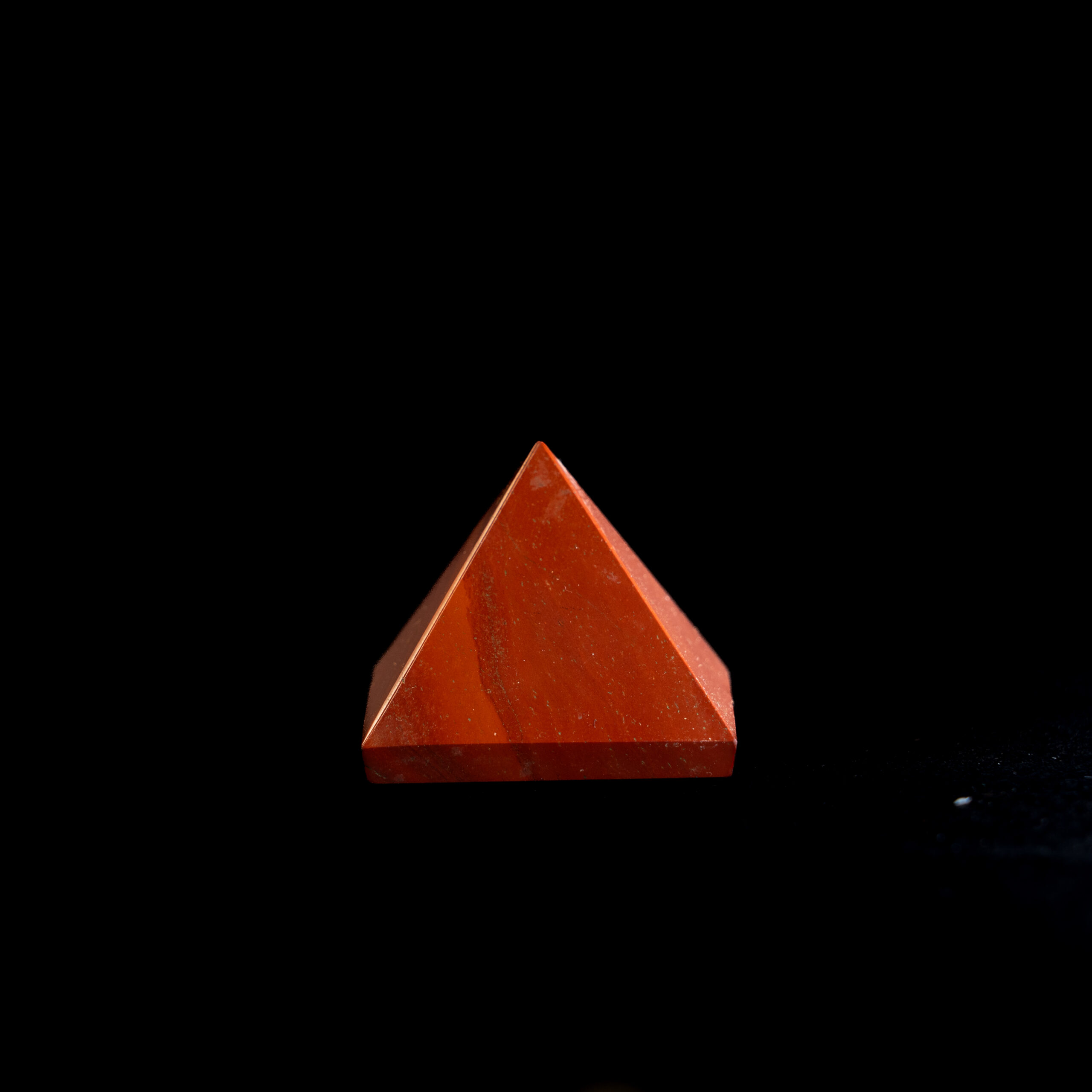 Red Aventurine scaled Red Aventurine Pyramid