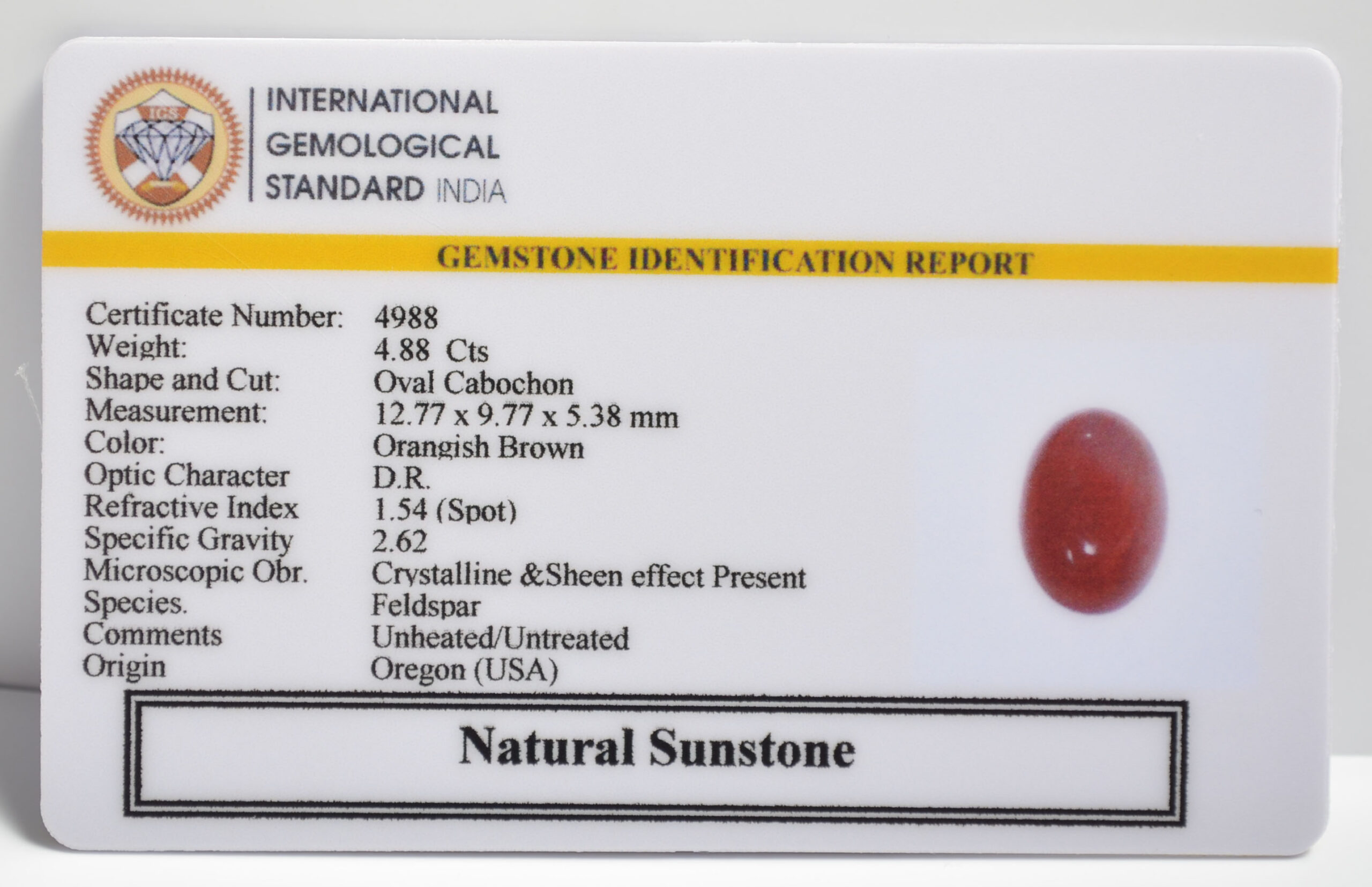 SUN181 2 1 scaled SUNSTONE 4.88 Ct.