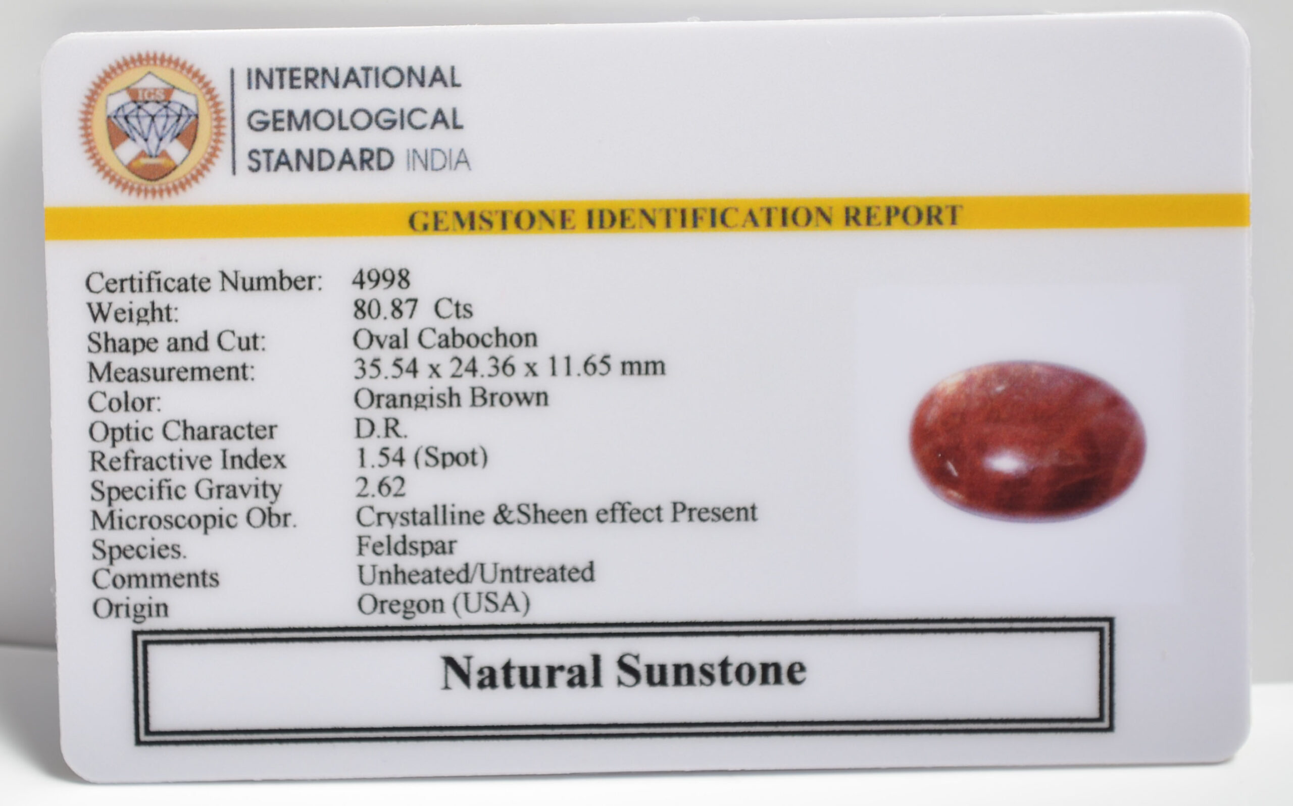 SUN189 2 1 scaled SUNSTONE 80.87 Ct.