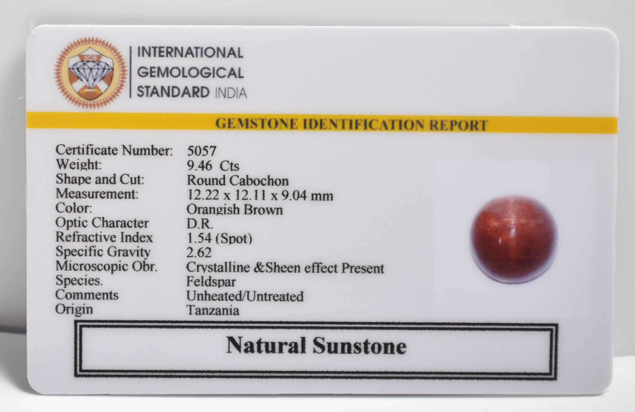 SUN243 2 1 scaled SUNSTONE 9.46 Ct.