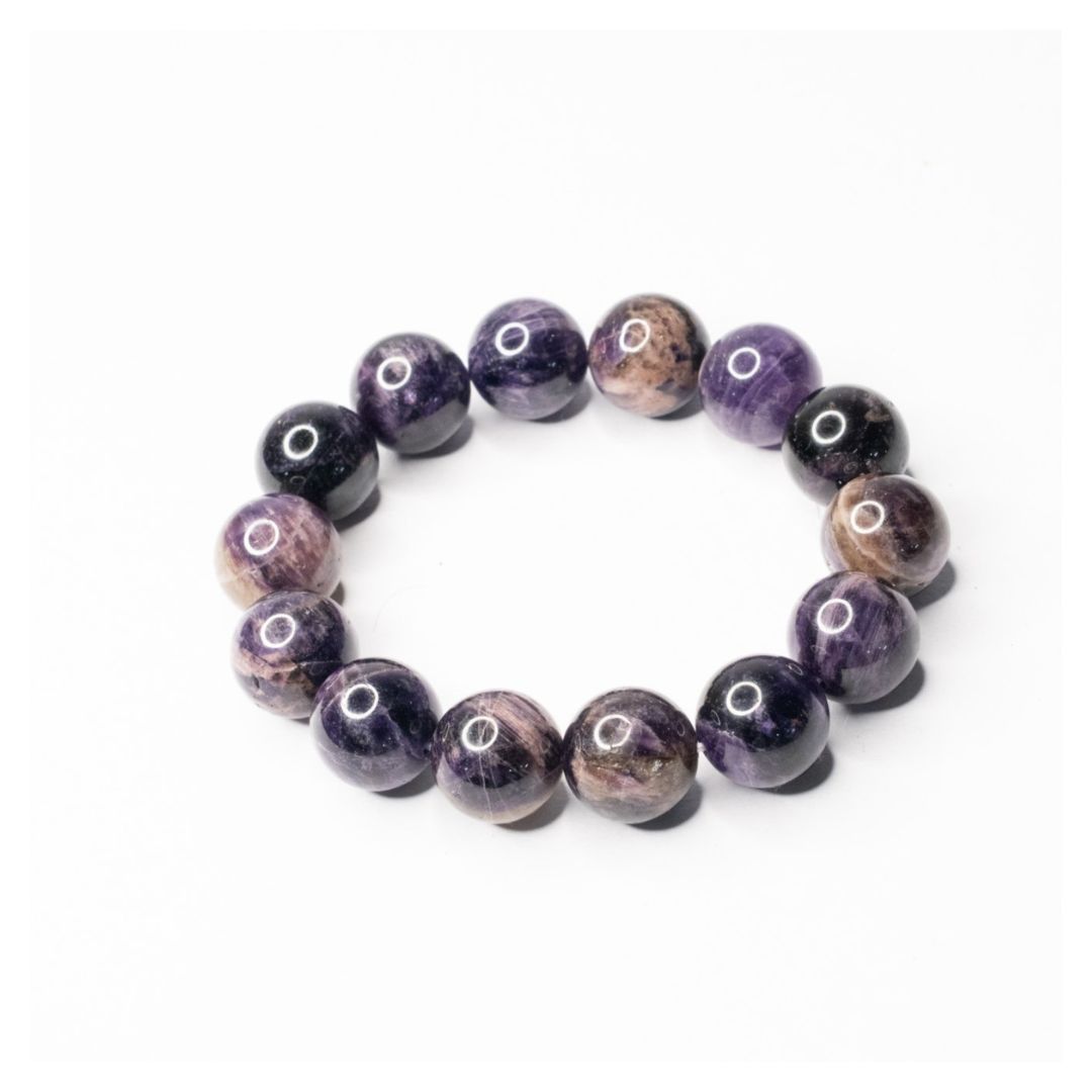 Amethyst Big Beads Bracelet