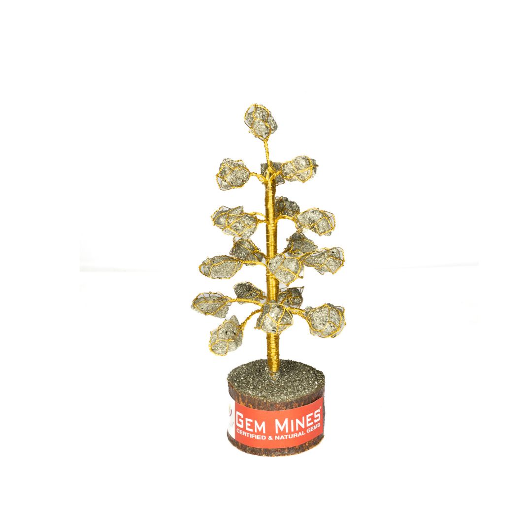 Pyrite Golden Wire Tree
