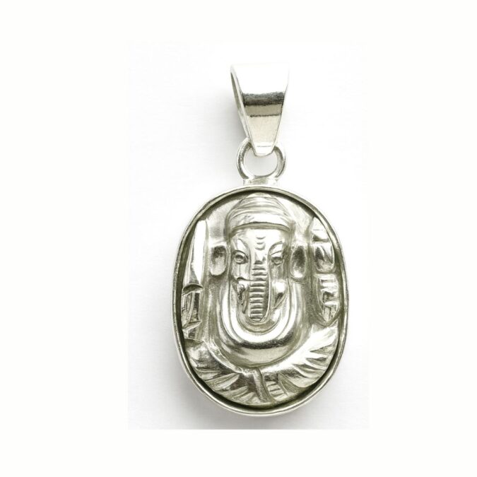 Untitled design 87 Ganesh ji Pyrite pendant