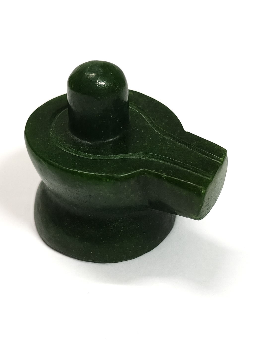 green jade shivling Green Jade Shivling