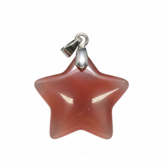 ryu Cherry Quartz Star Pendant