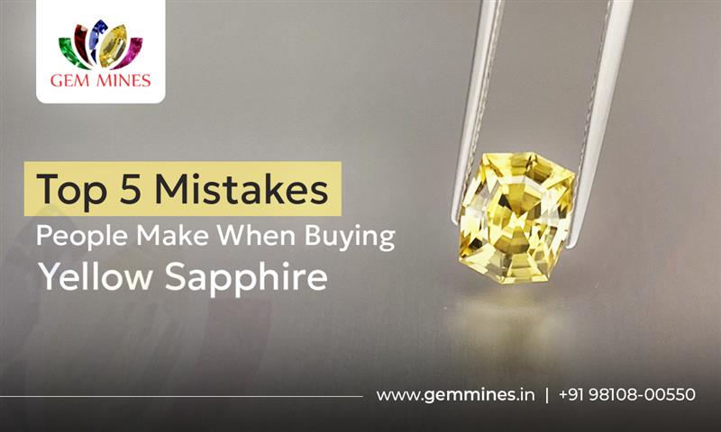Top 5 Mistakes People Make When Buying Yellow Sapphire