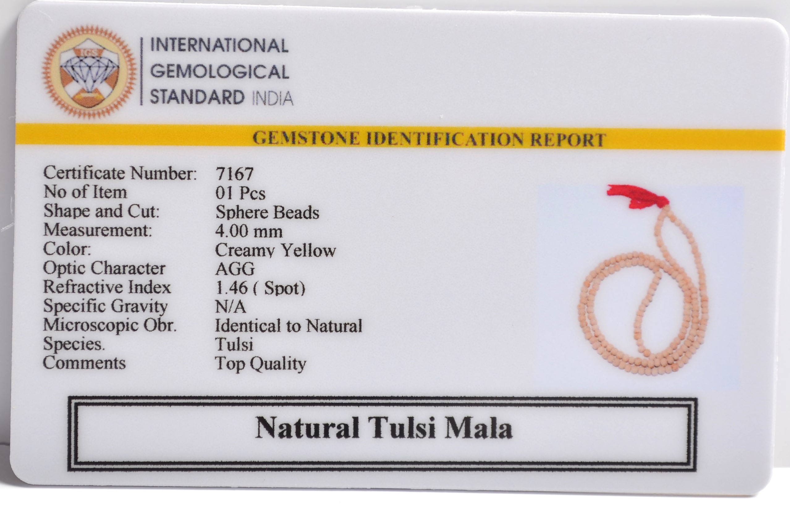 7167 Tulsi Mala (4 mm)