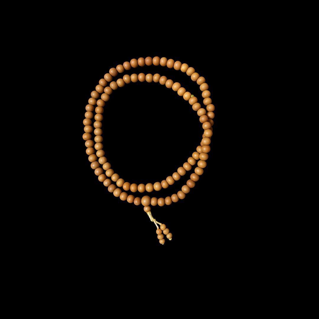 8mm blk Sandalwood Rosary Mala (8mm)