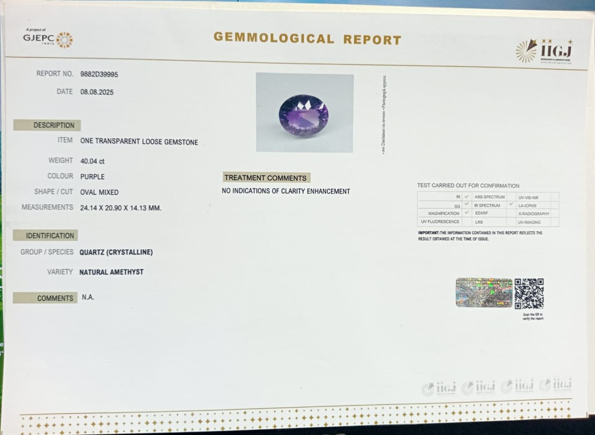 AME1240 2 AMETHYST 40.04 Ct.