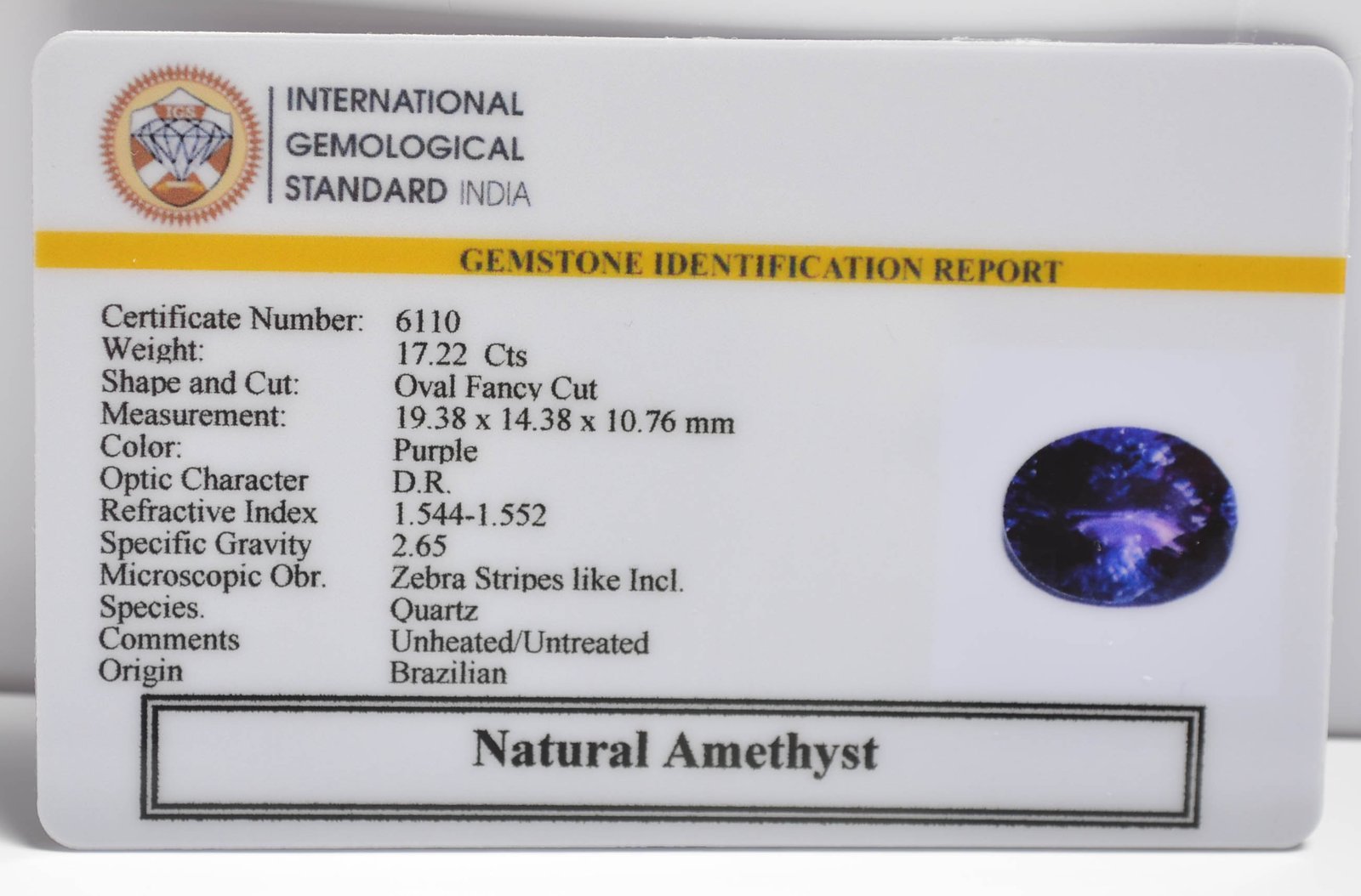 AME1244 2 1 AMETHYST 17.22 Ct.