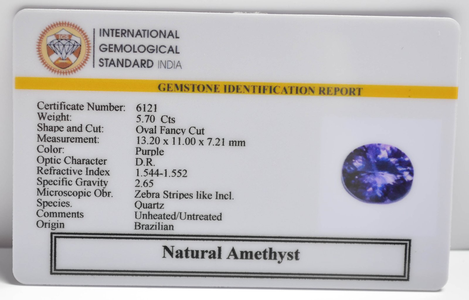 AME1253 2 1 AMETHYST 5.7 Ct.