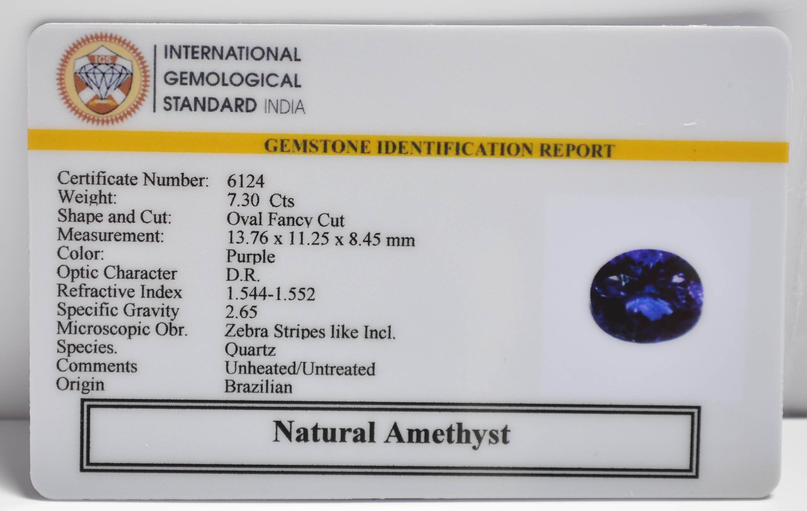 AME1256 2 1 AMETHYST 7.3 Ct.