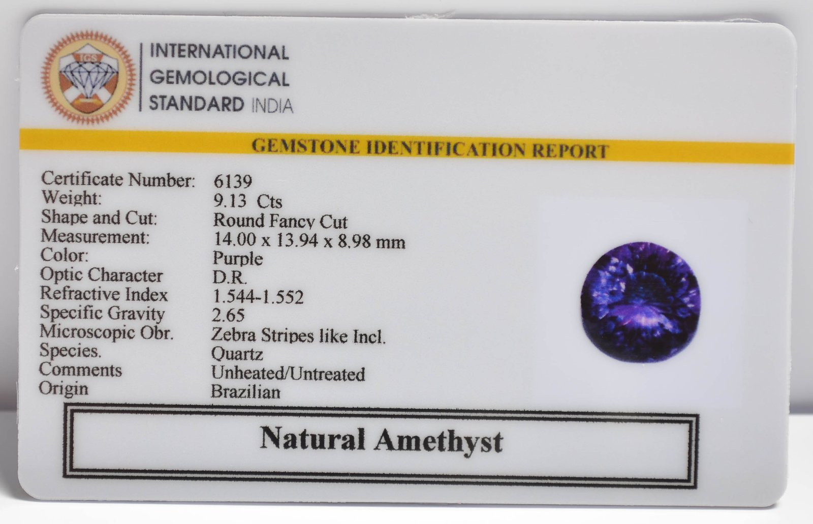 AMEG1167 2 1 AMETHYST 9.13 Ct.