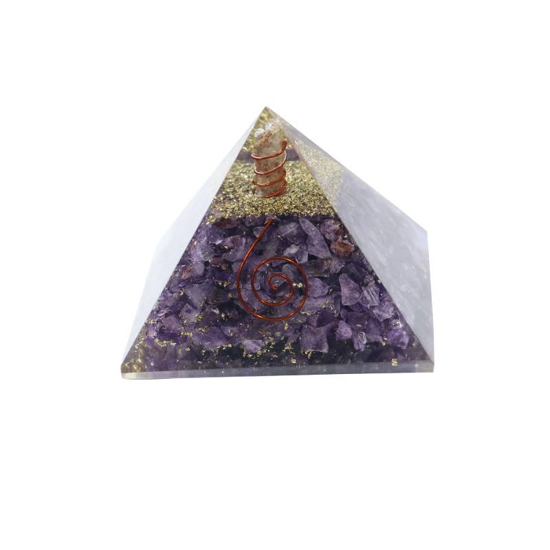 Amethyst Orgone Pyramid