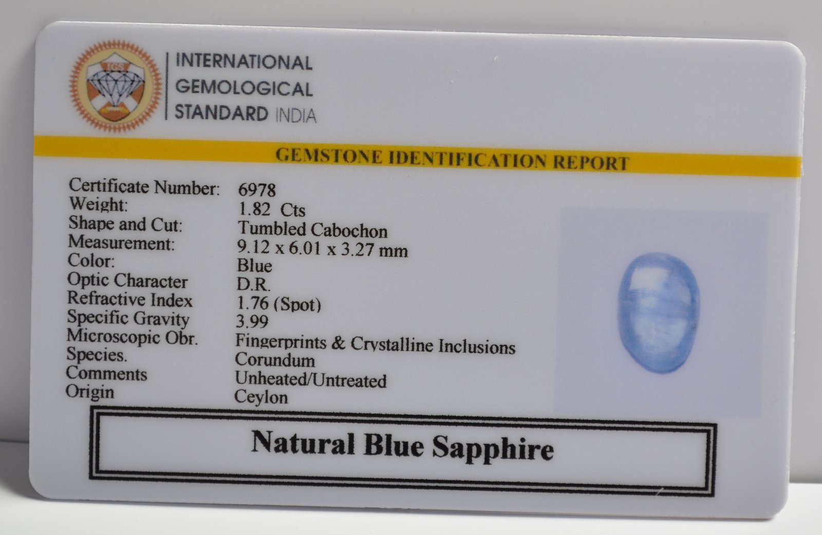 BSP15050 2 1 BLUE SAPPHIRE 1.82 Ct.