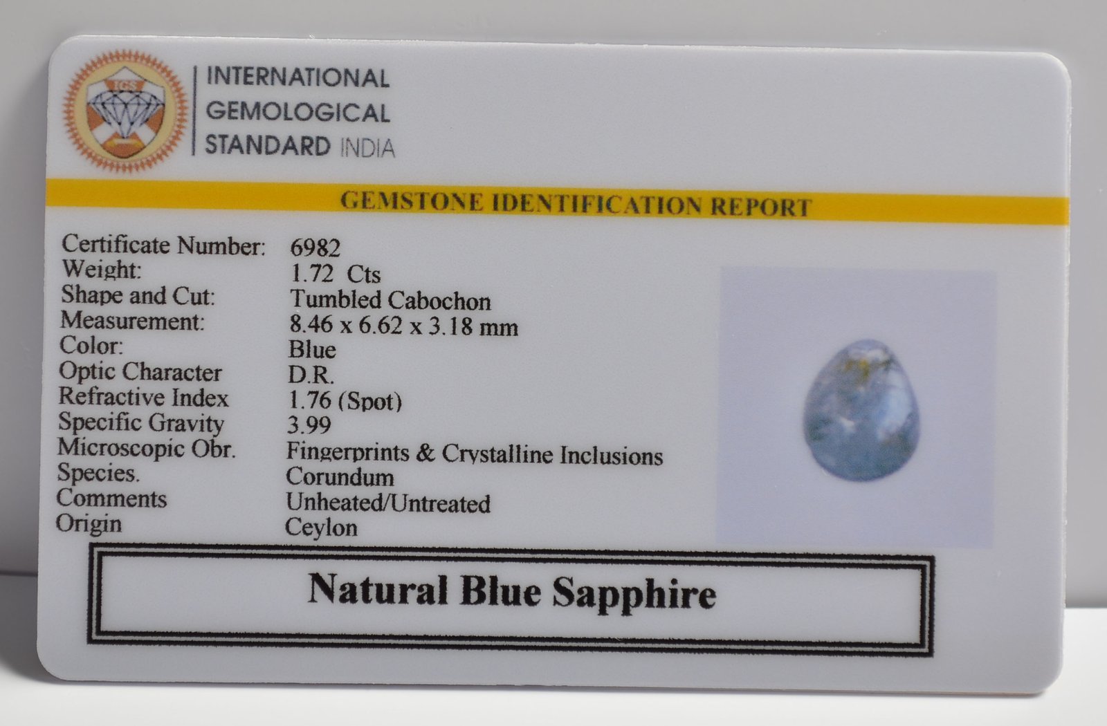 BSP15054 2 1 BLUE SAPPHIRE 1.72 Ct.