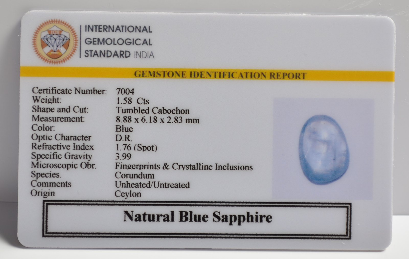 BSP15076 2 1 BLUE SAPPHIRE 1.58 Ct.