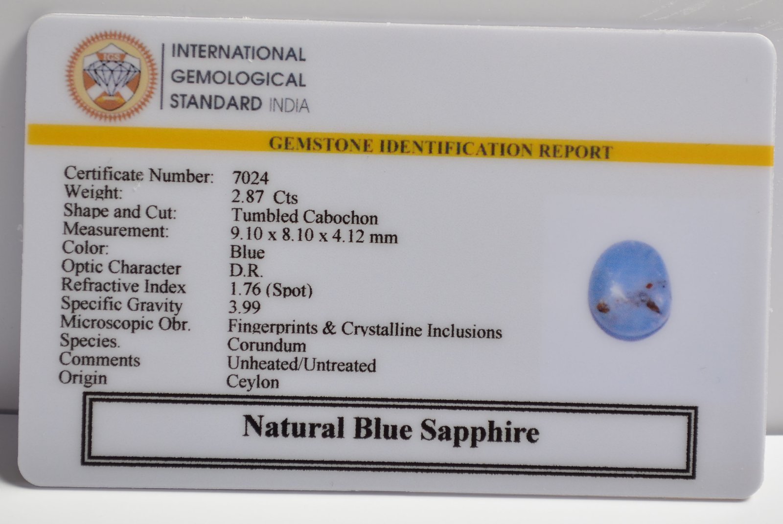 BSP15096 2 1 BLUE SAPPHIRE 2.87 Ct.