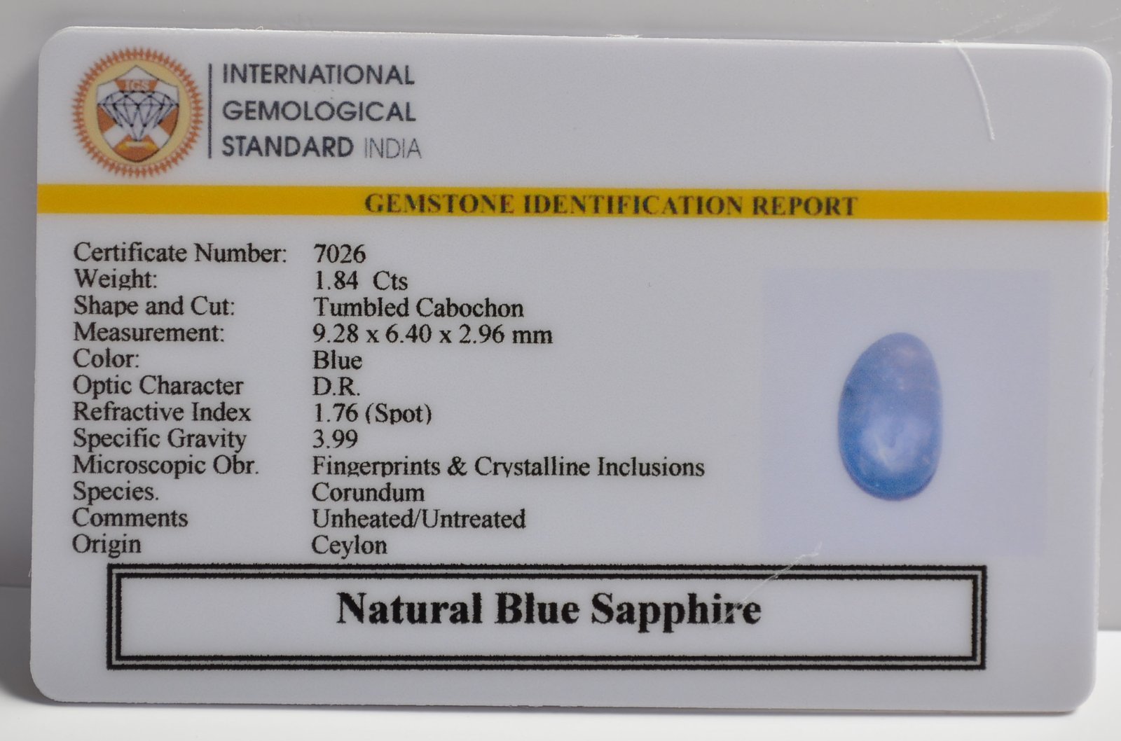 BSP15098 2 1 BLUE SAPPHIRE 1.84 Ct.