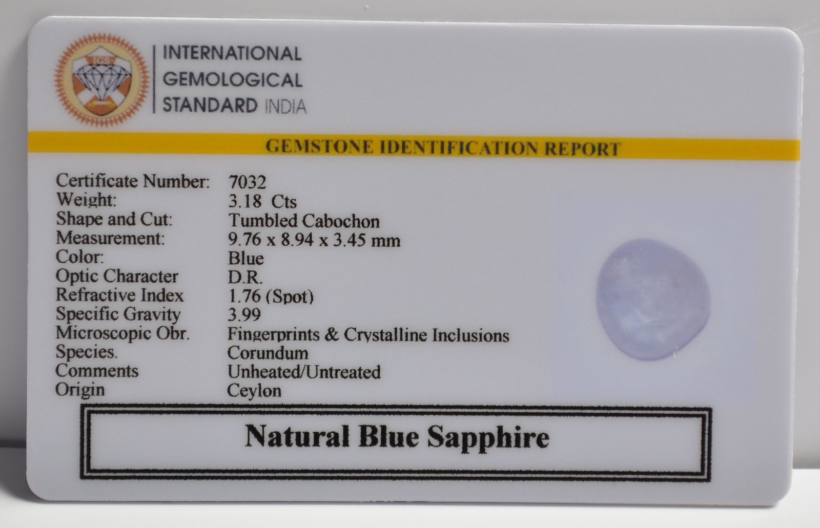 BSP15104 2 1 BLUE SAPPHIRE 3.18 Ct.