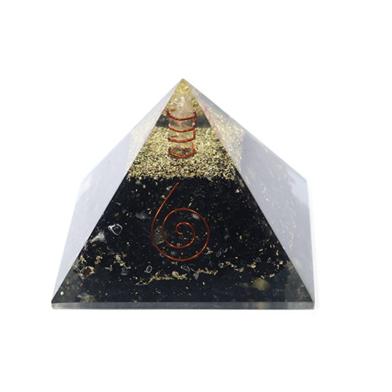 Black Tourmaline Orgone Pyramid